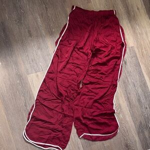 AERIE Off-Duty Satin Piping Trouser